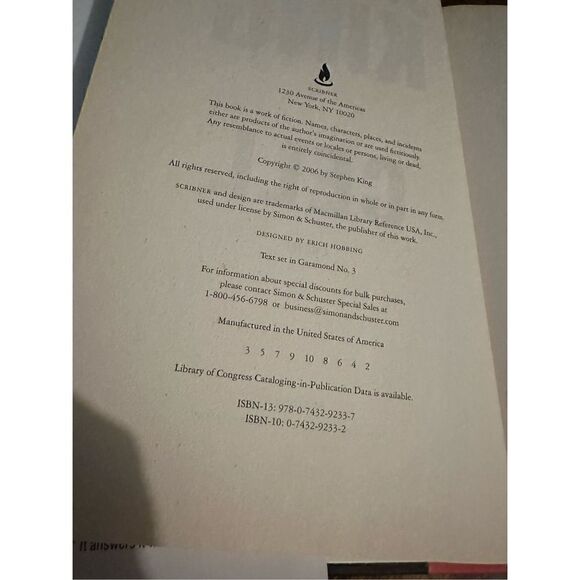 The Cell By Stephen King Hardcover 2006 First Edition Book - Picture 5 of 6